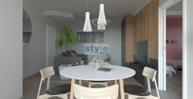 sala con logo
